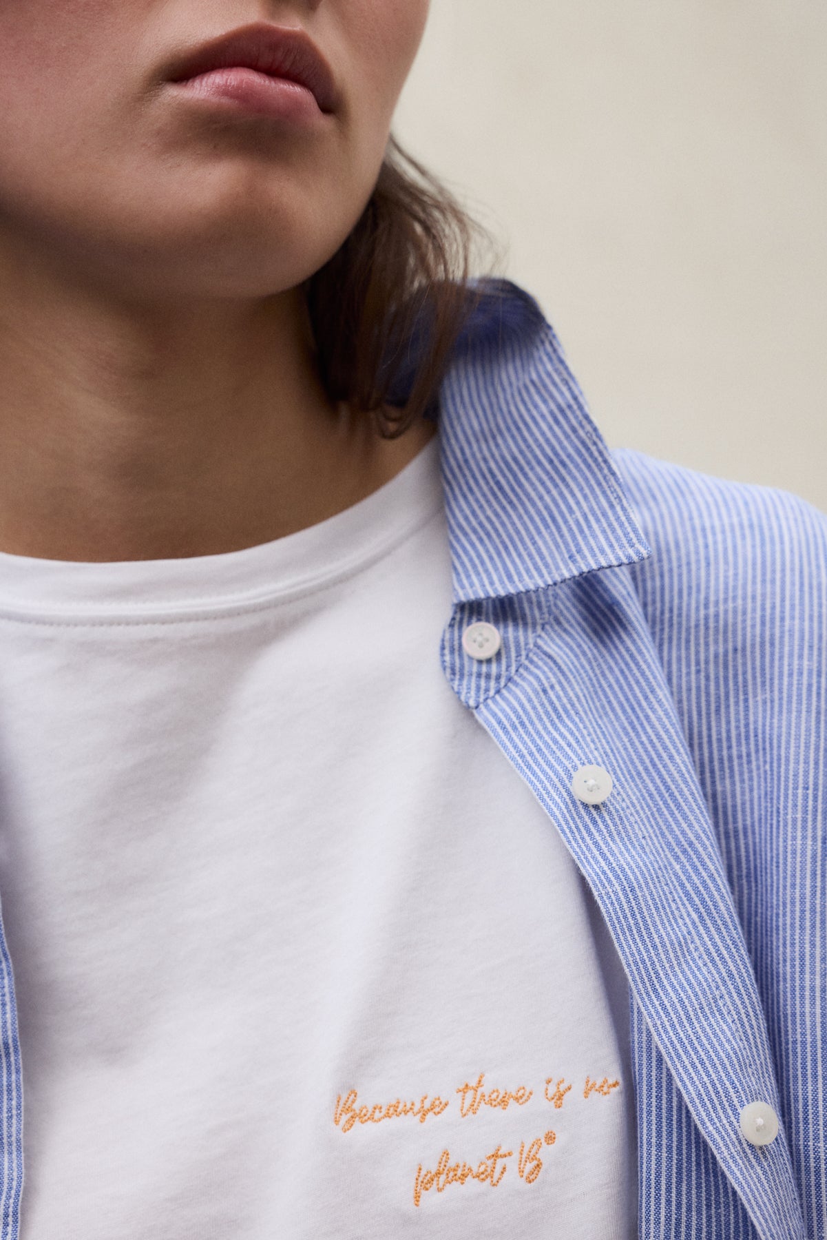 CAMISA DARIA A RAYAS AZUL