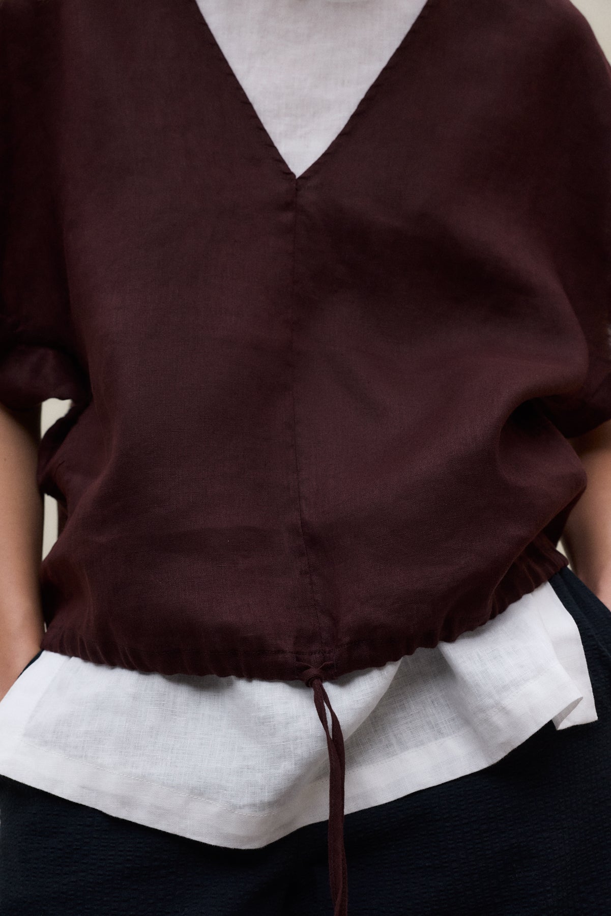 CAMICIA DORA MARRONE