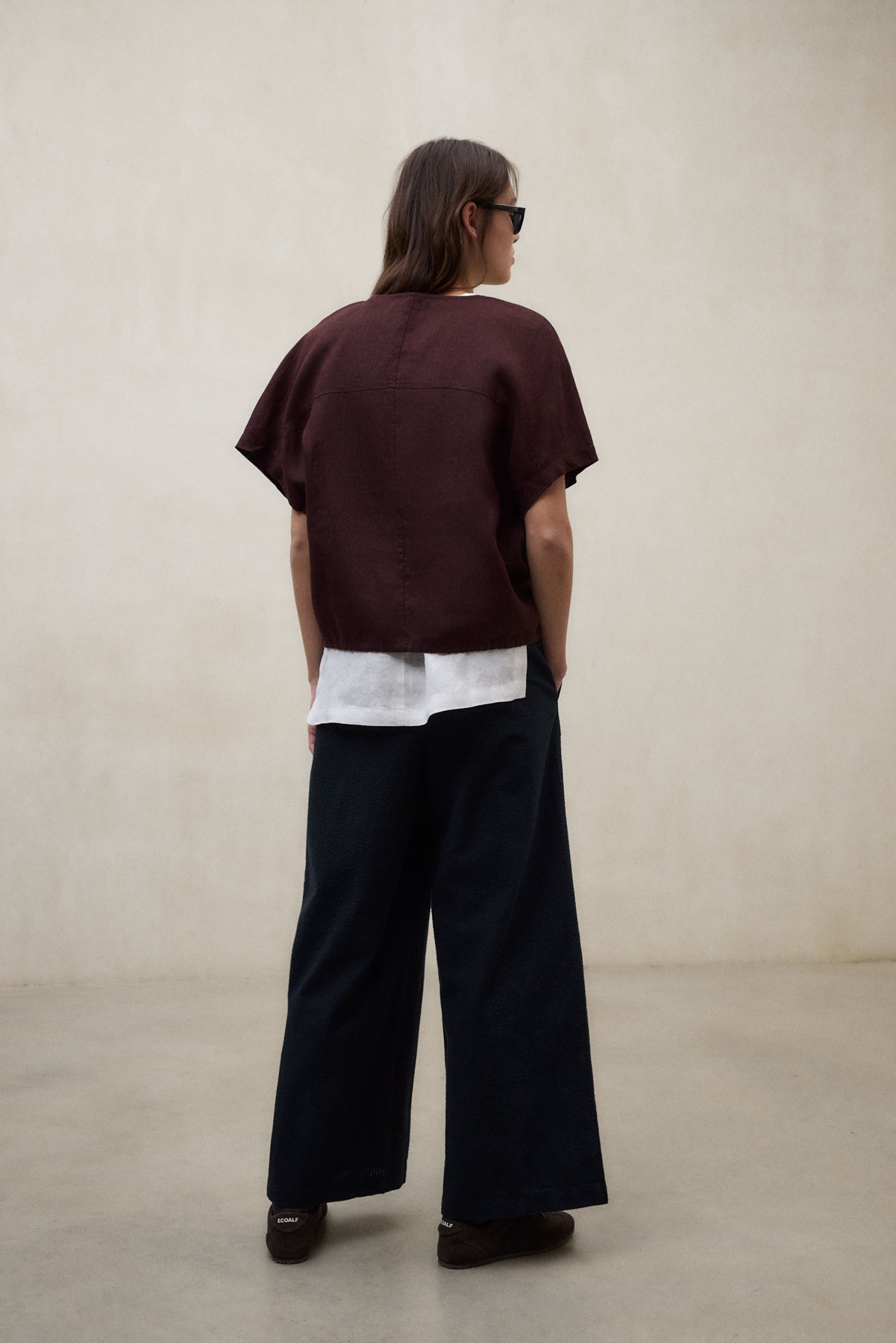 CAMICIA DORA MARRONE