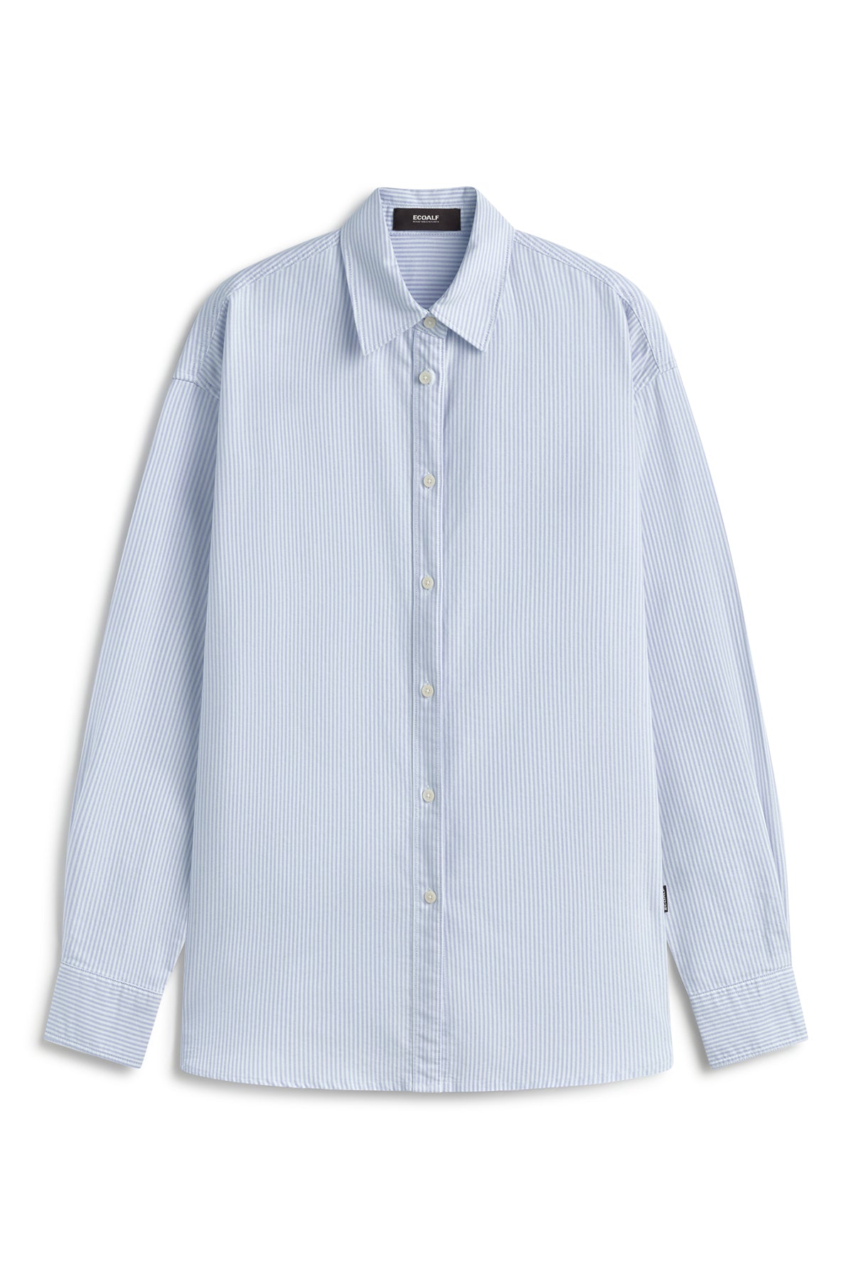 STRIPED BLUE WHITE ELENA SHIRT