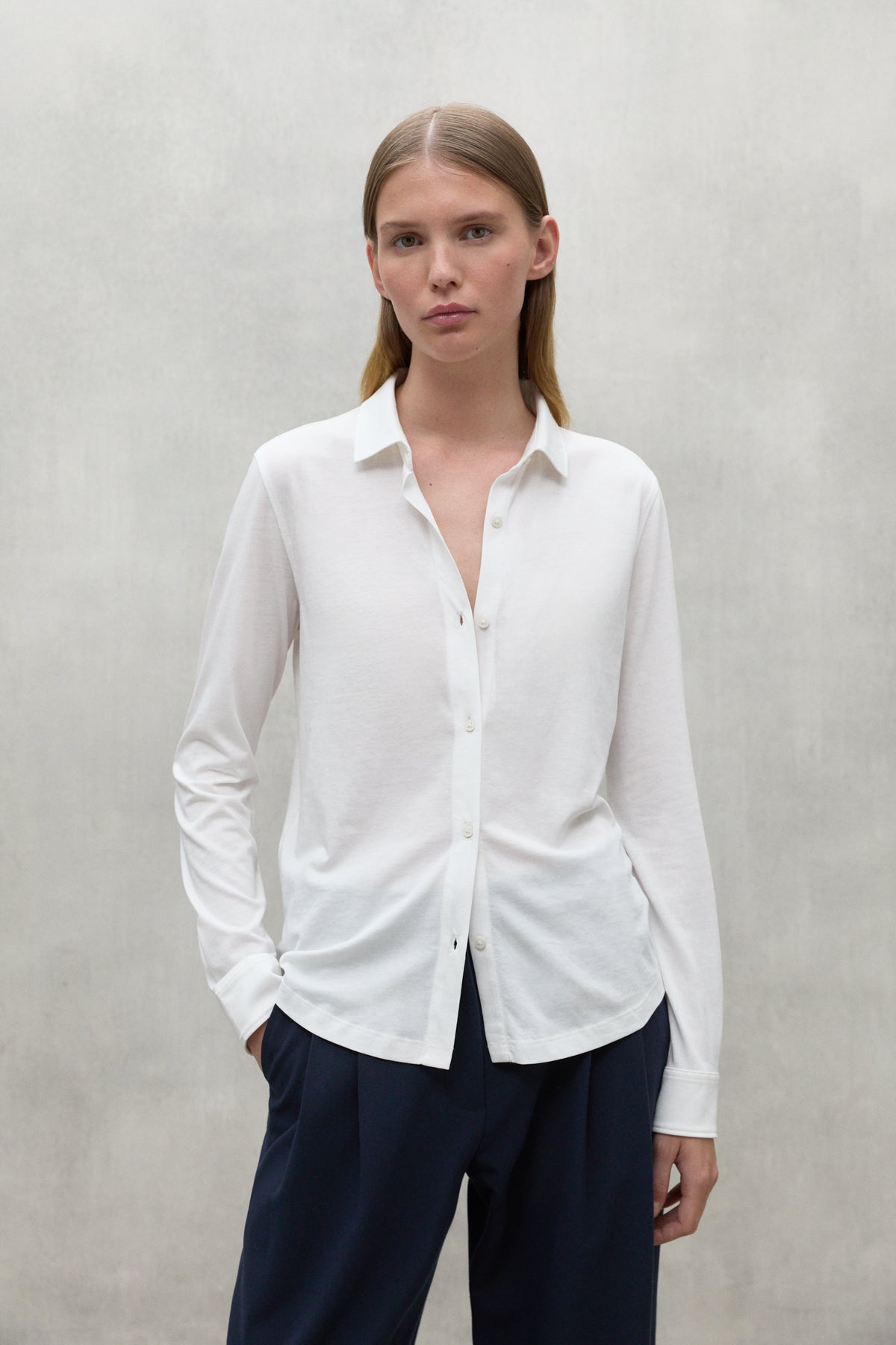 WHITE LASA SHIRT