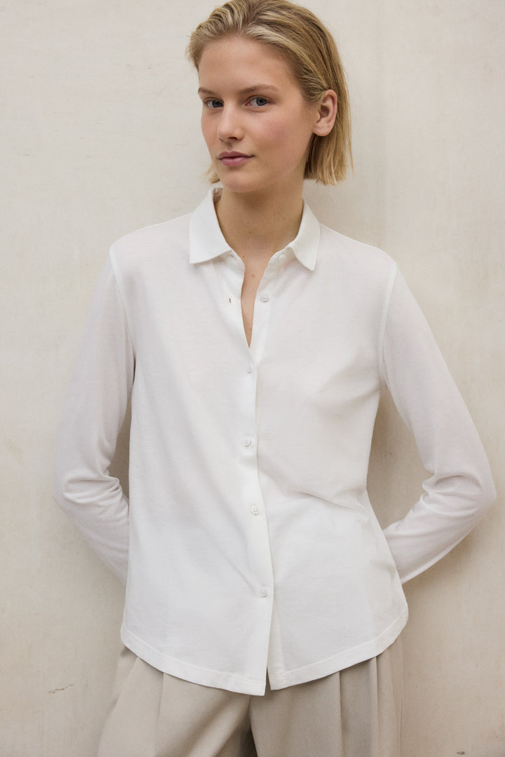 WHITE LASA SHIRT