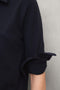 MARINEBLAUES HEMD LASA
