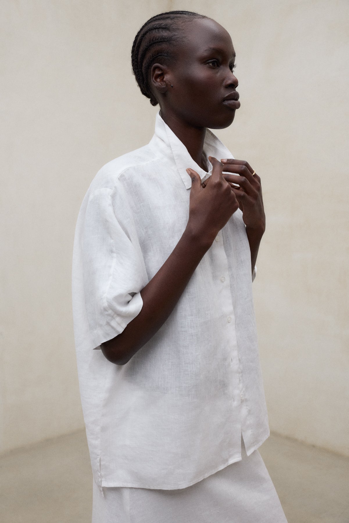 CAMISA MELANIA BLANCA