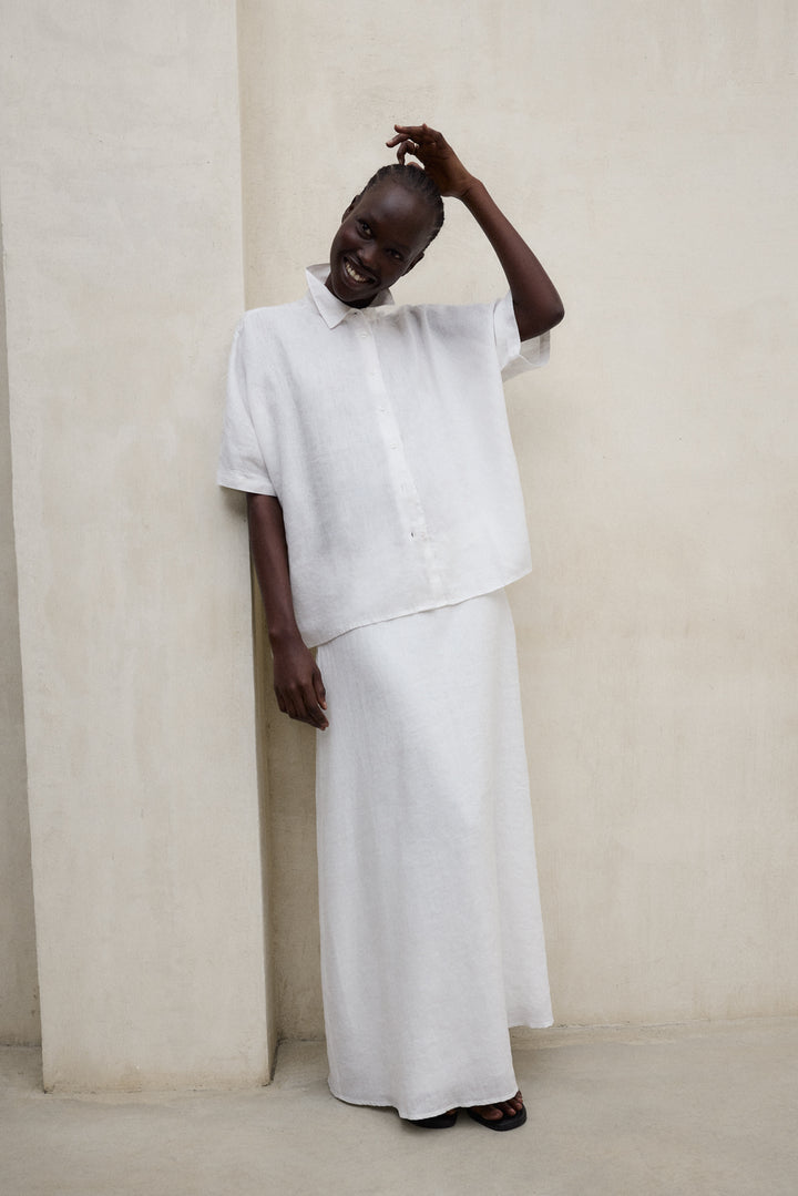 CAMISA MELANIA BLANCA