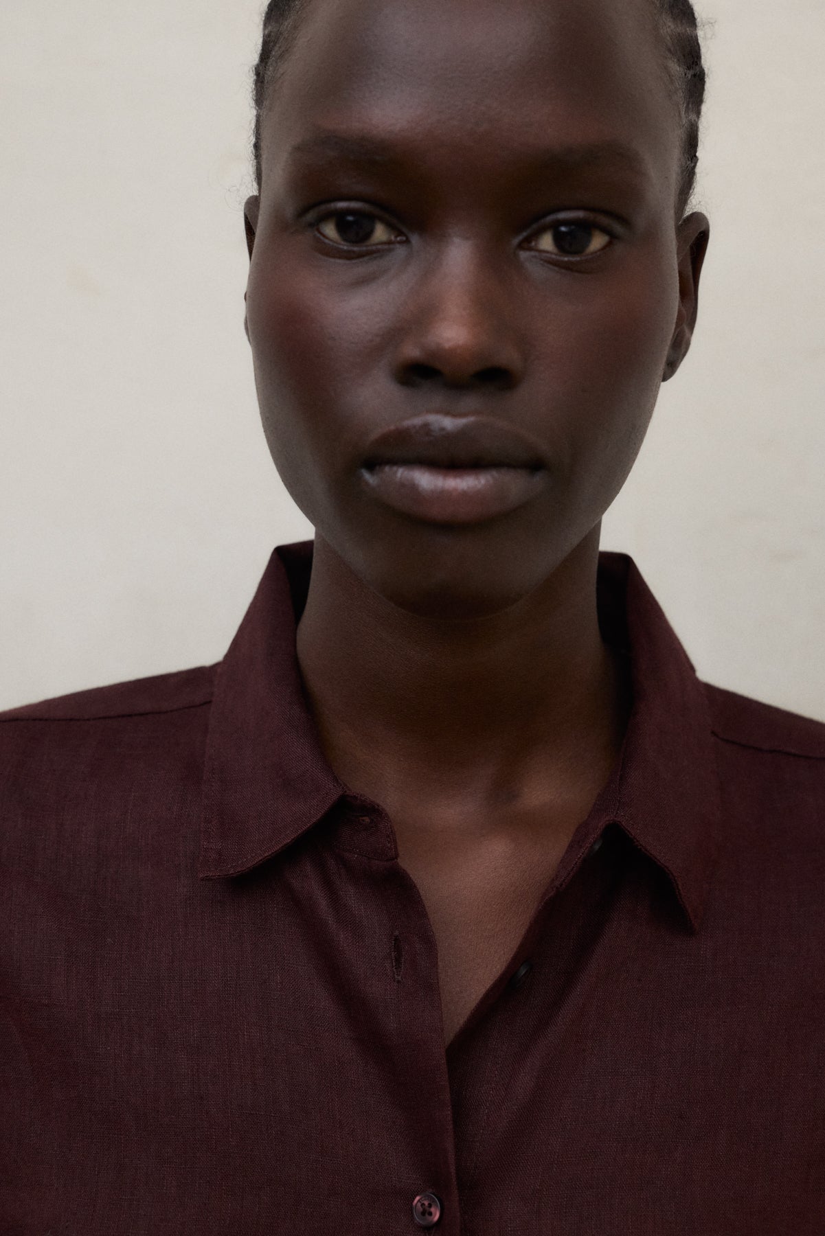 CAMISA MELANIA MARRÓN