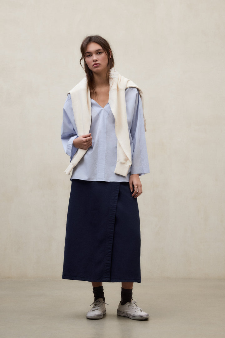 CAMISA PIA AZUL CLARO