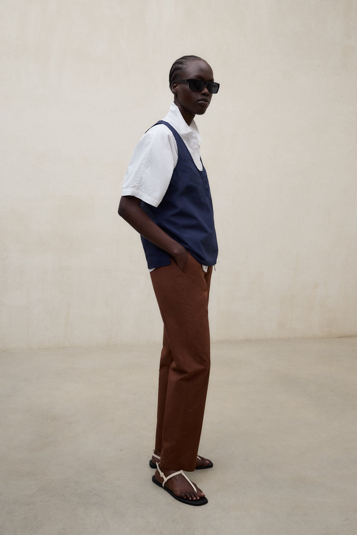 CAMISA RITA AZUL MARINO