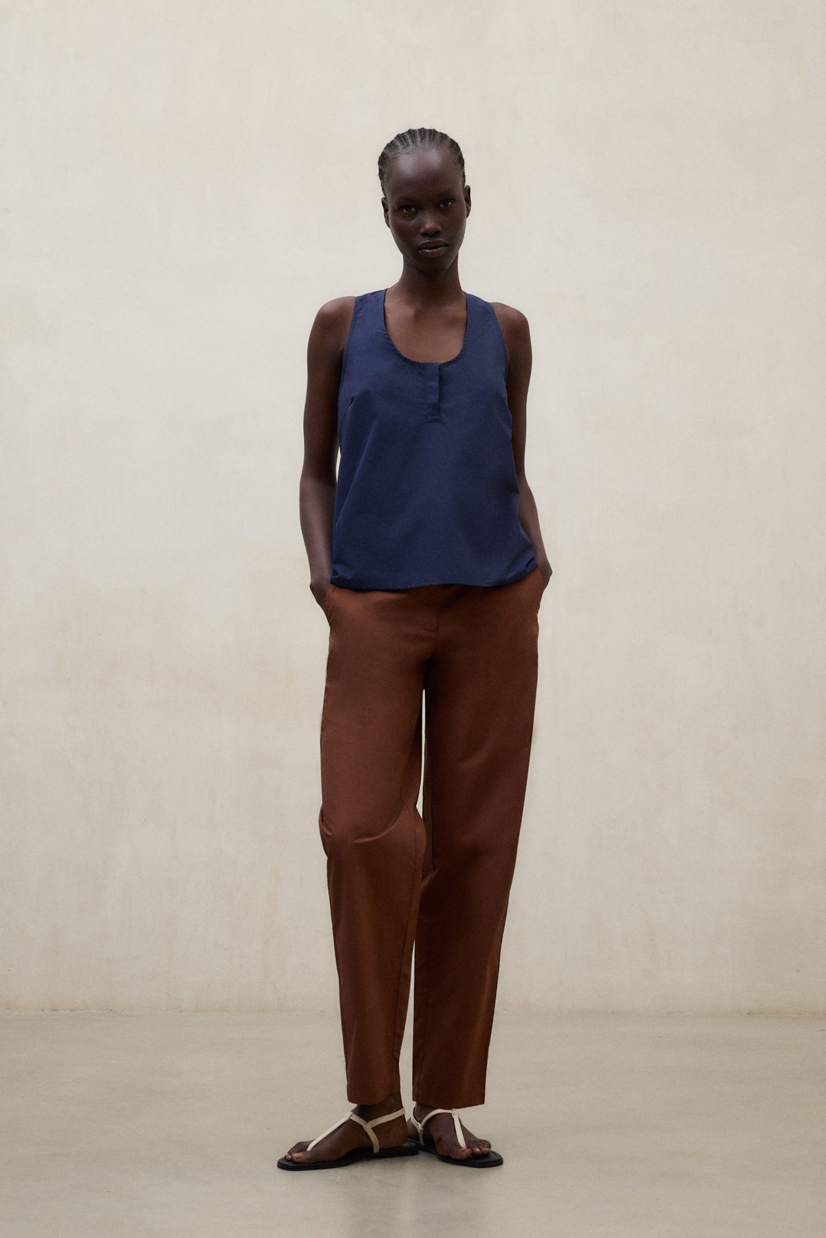 CAMISA RITA AZUL MARINO