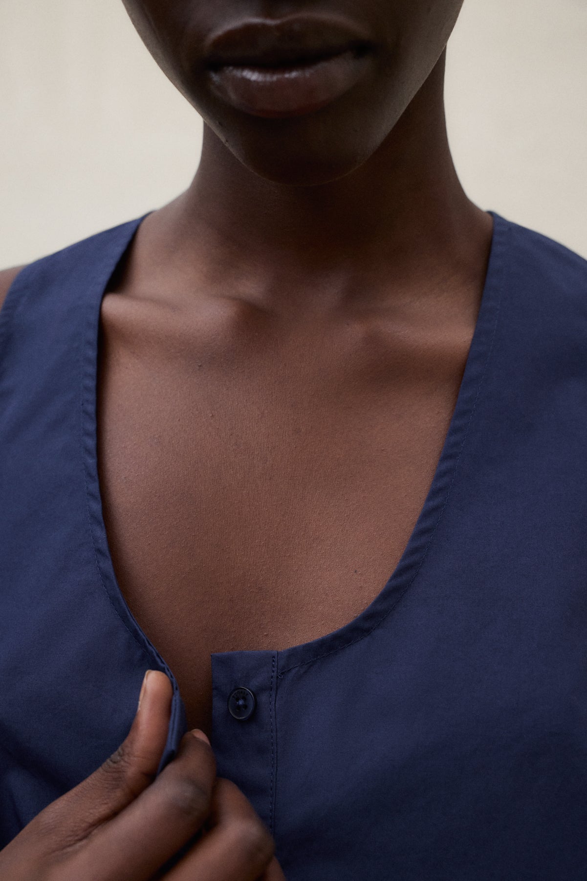 CAMISA RITA AZUL MARINO