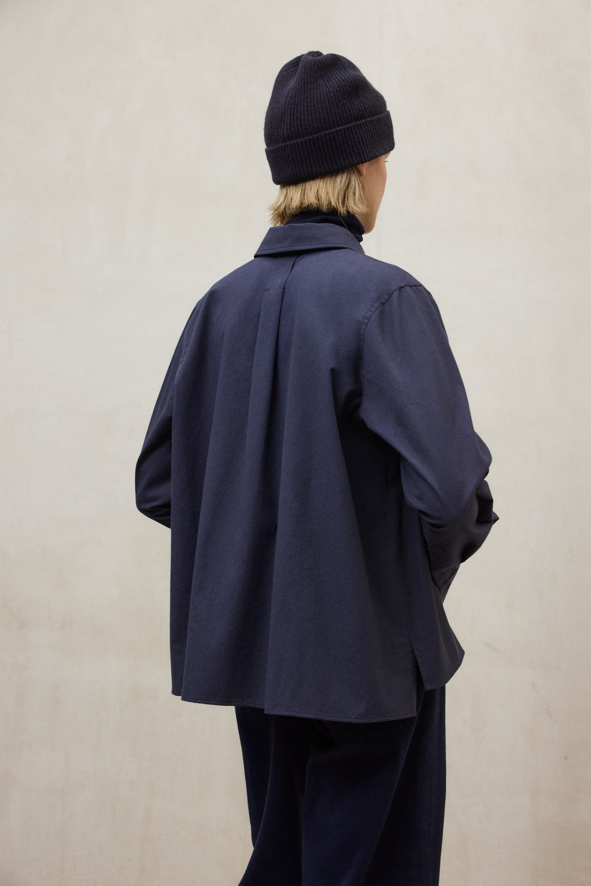 HEMD SARA MARINEBLAU