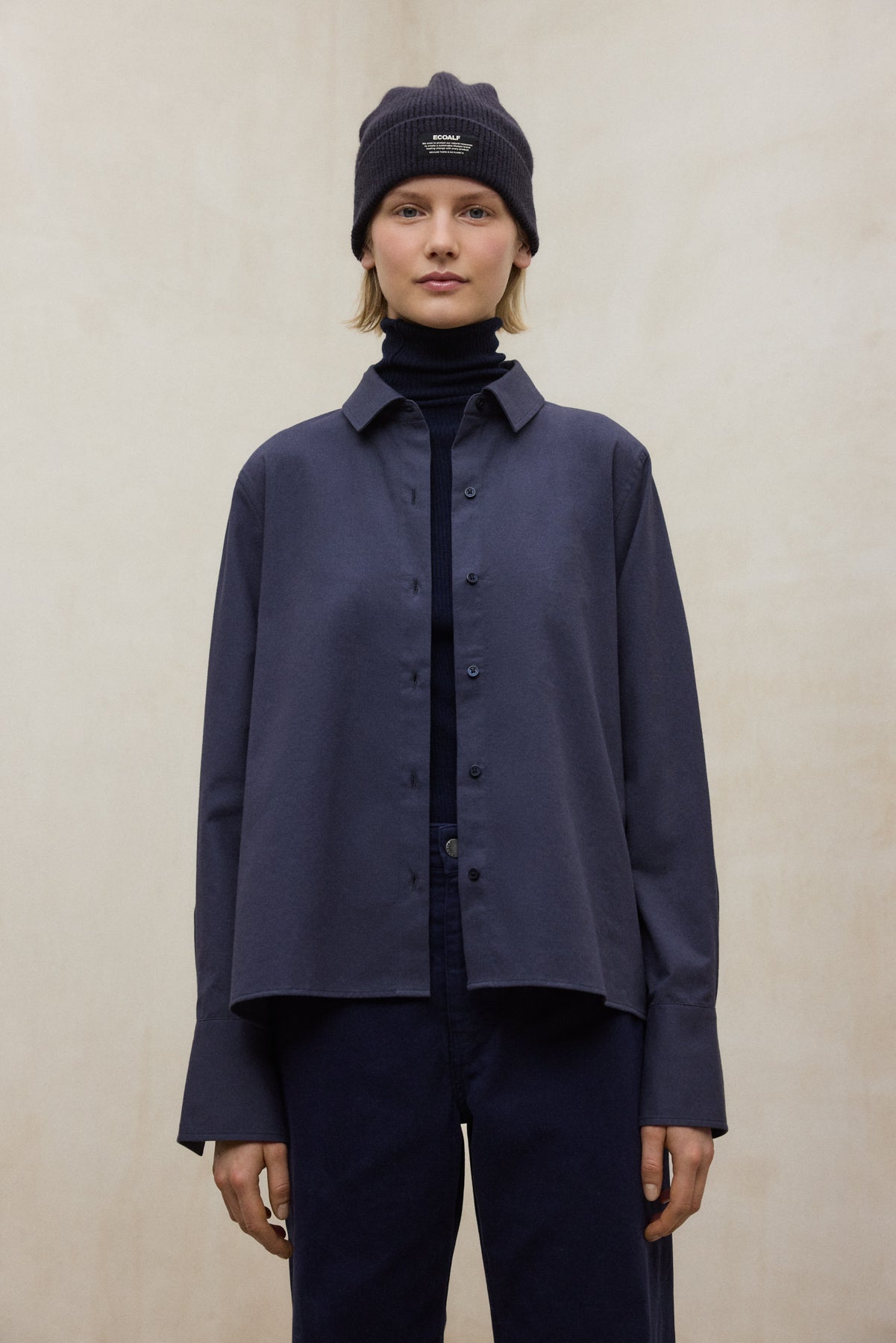 HEMD SARA MARINEBLAU