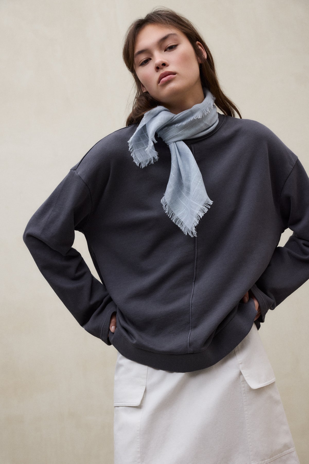 SWEATSHIRT ANKARA DUNKELGRAU