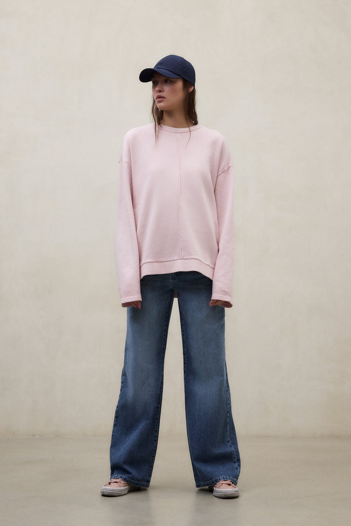 PINK ANKARA SWEATSHIRT