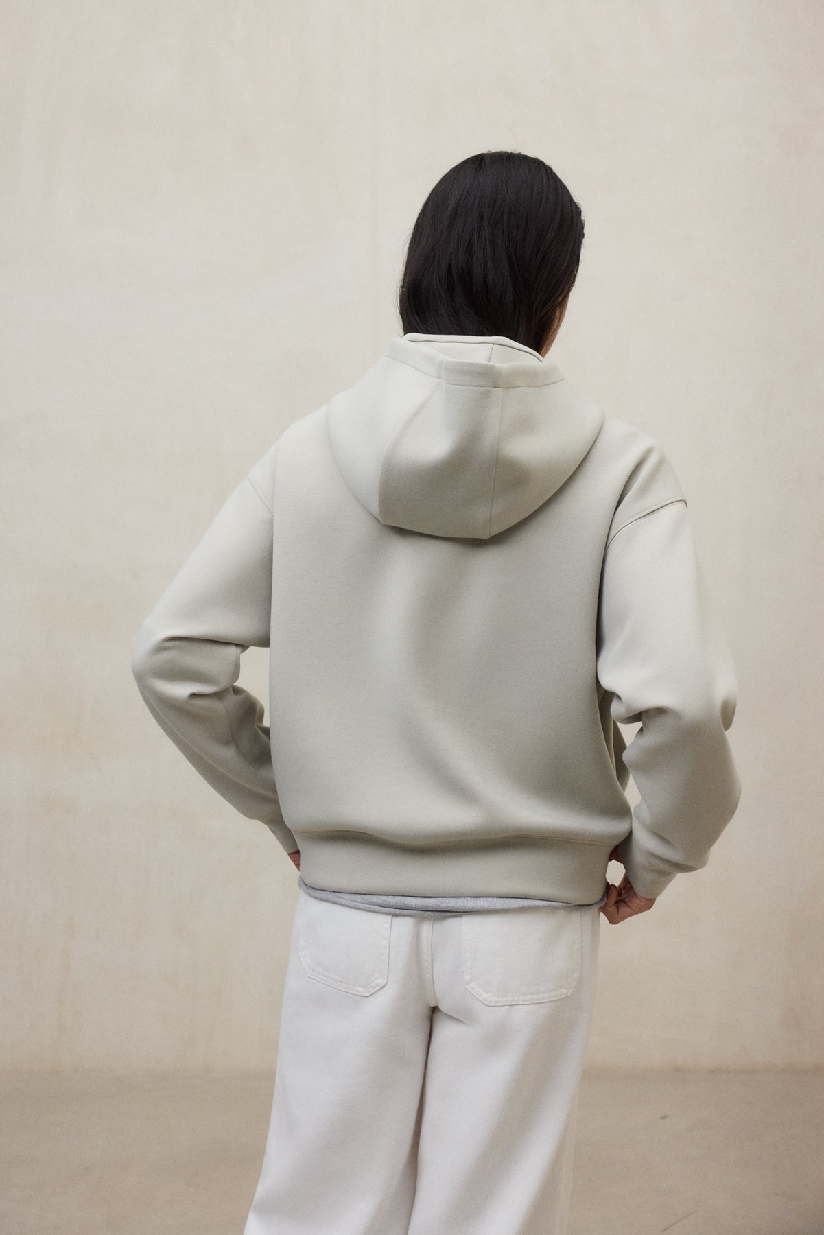 BEIGE ARICA HOODIE