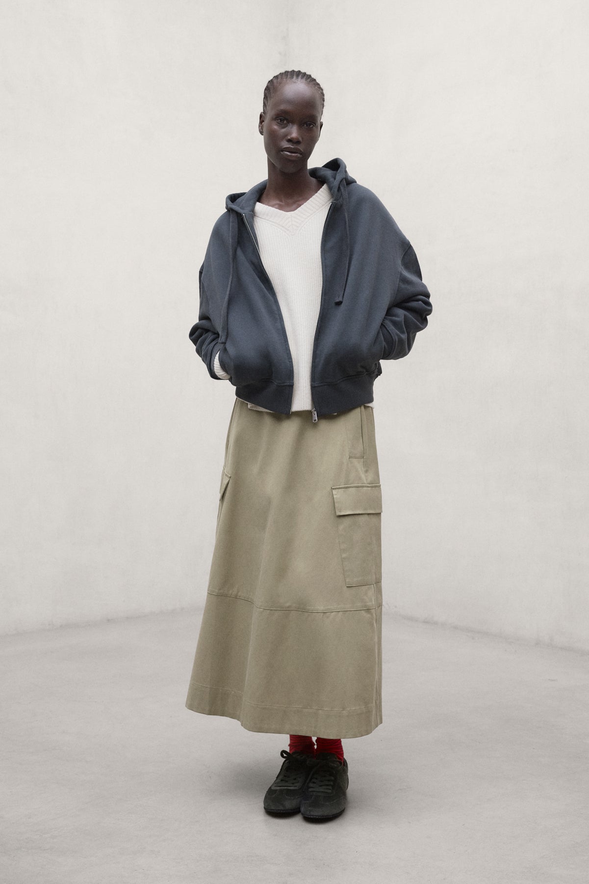 AYLLONA-Sweatshirt Khaki