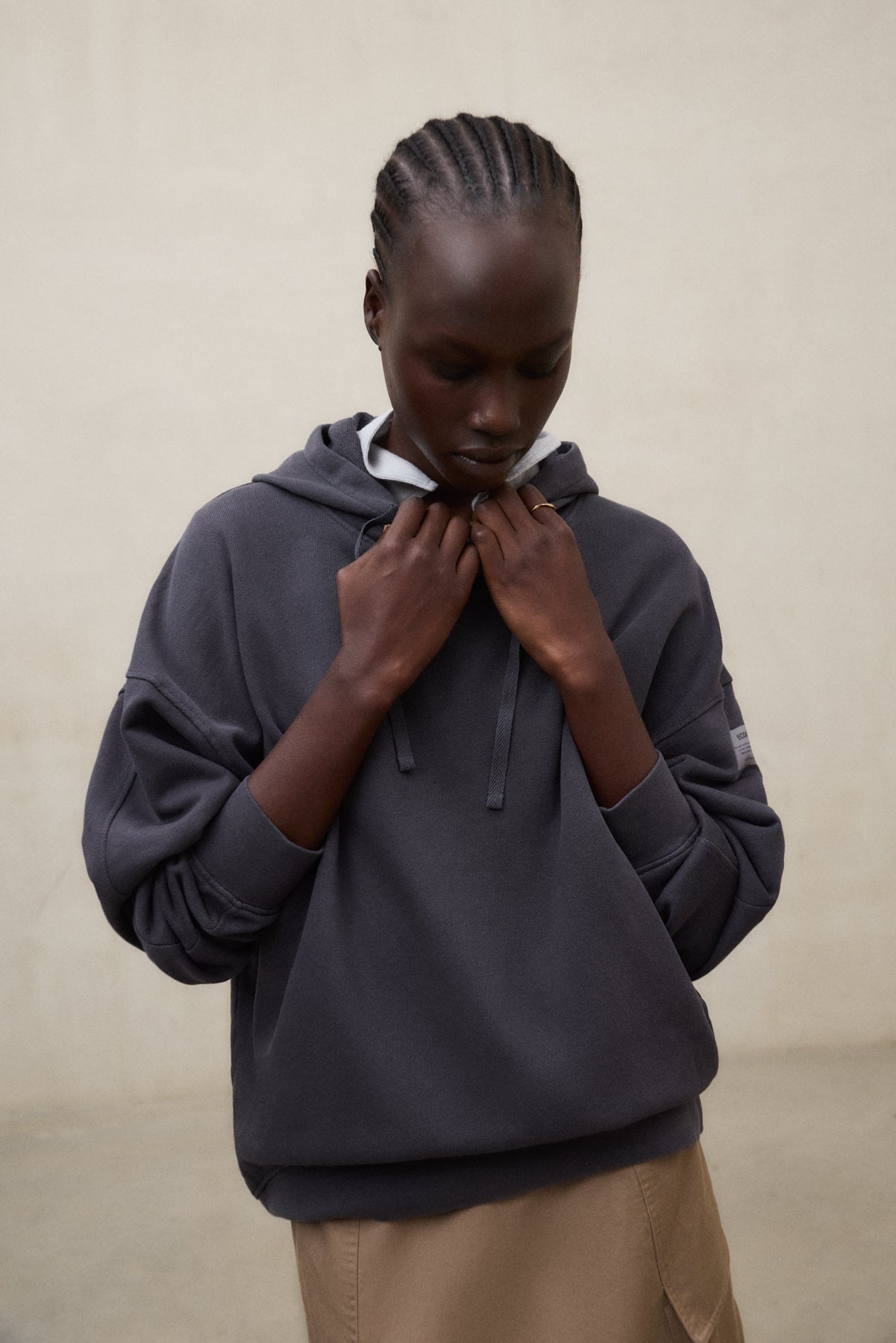 DARK GREY BIANCA HOODIE