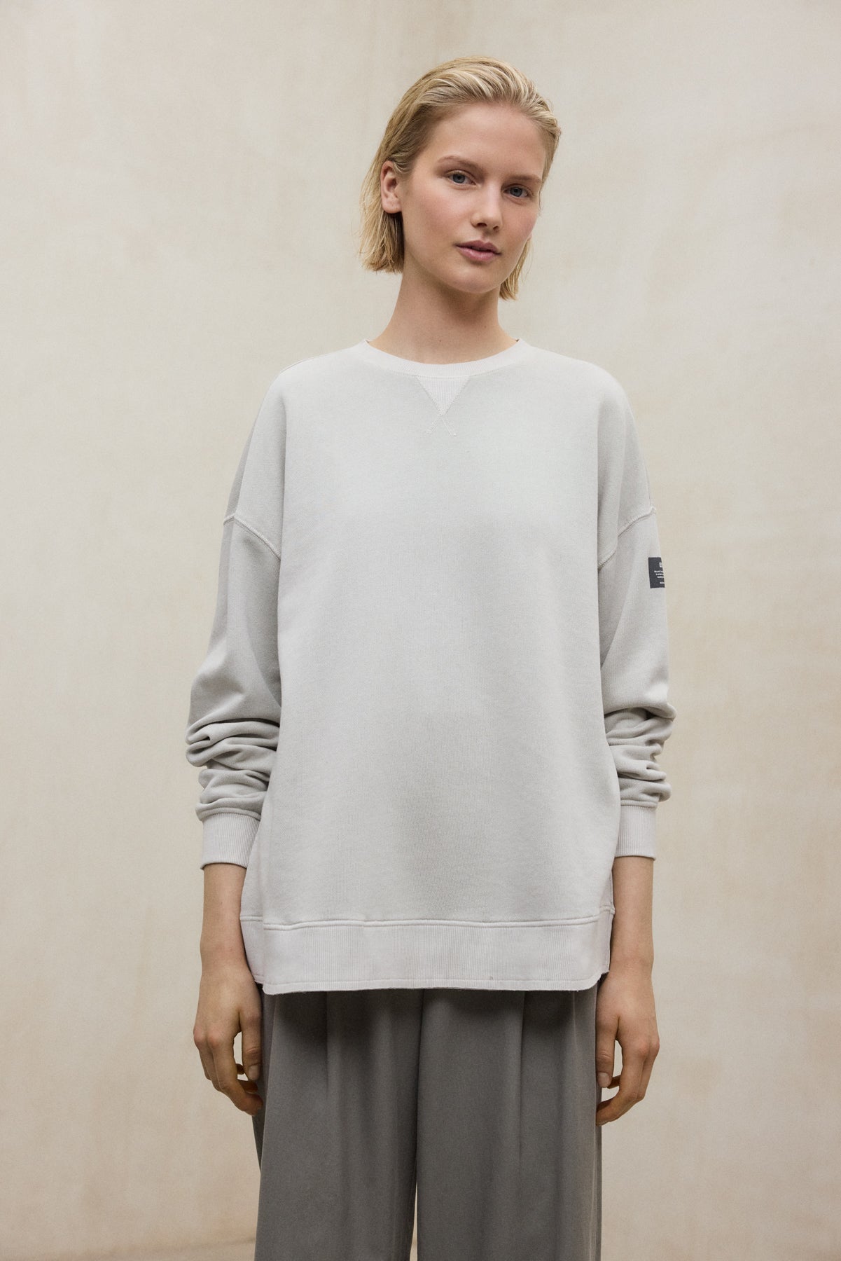 SWEATSHIRT ELVAS HELLGRAU