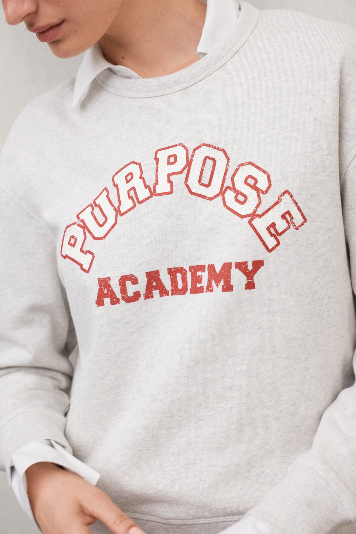 SUDADERA PURPOSE BEIGE