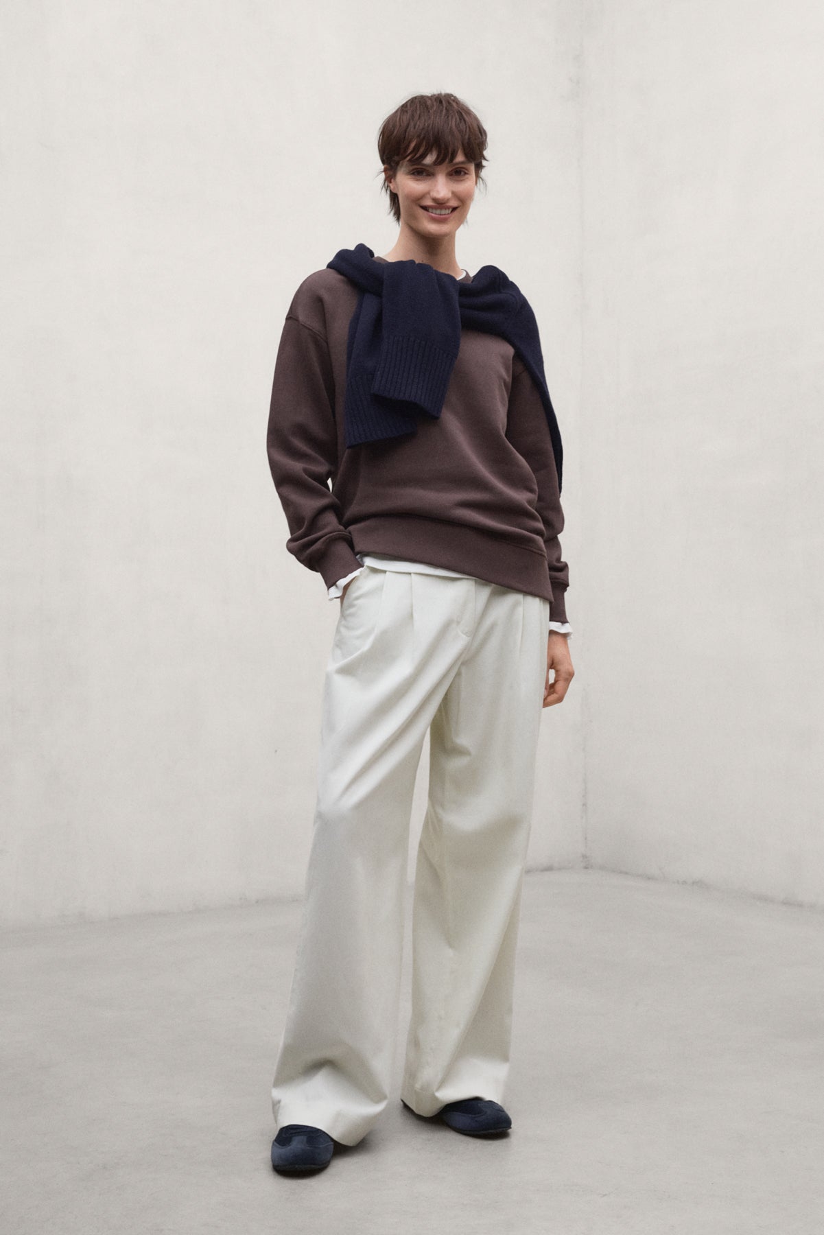 SUDADERA STORM MARRÓN