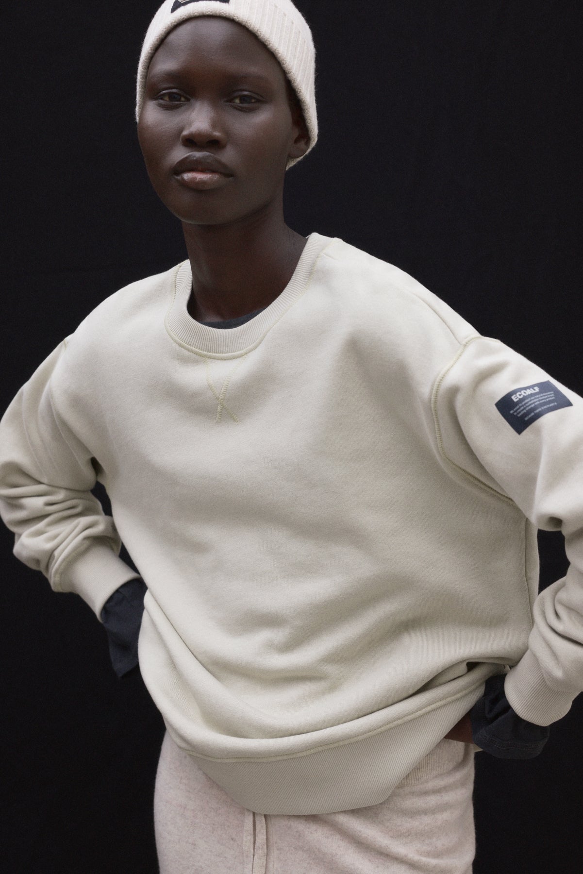 SUDADERA STORM BEIGE