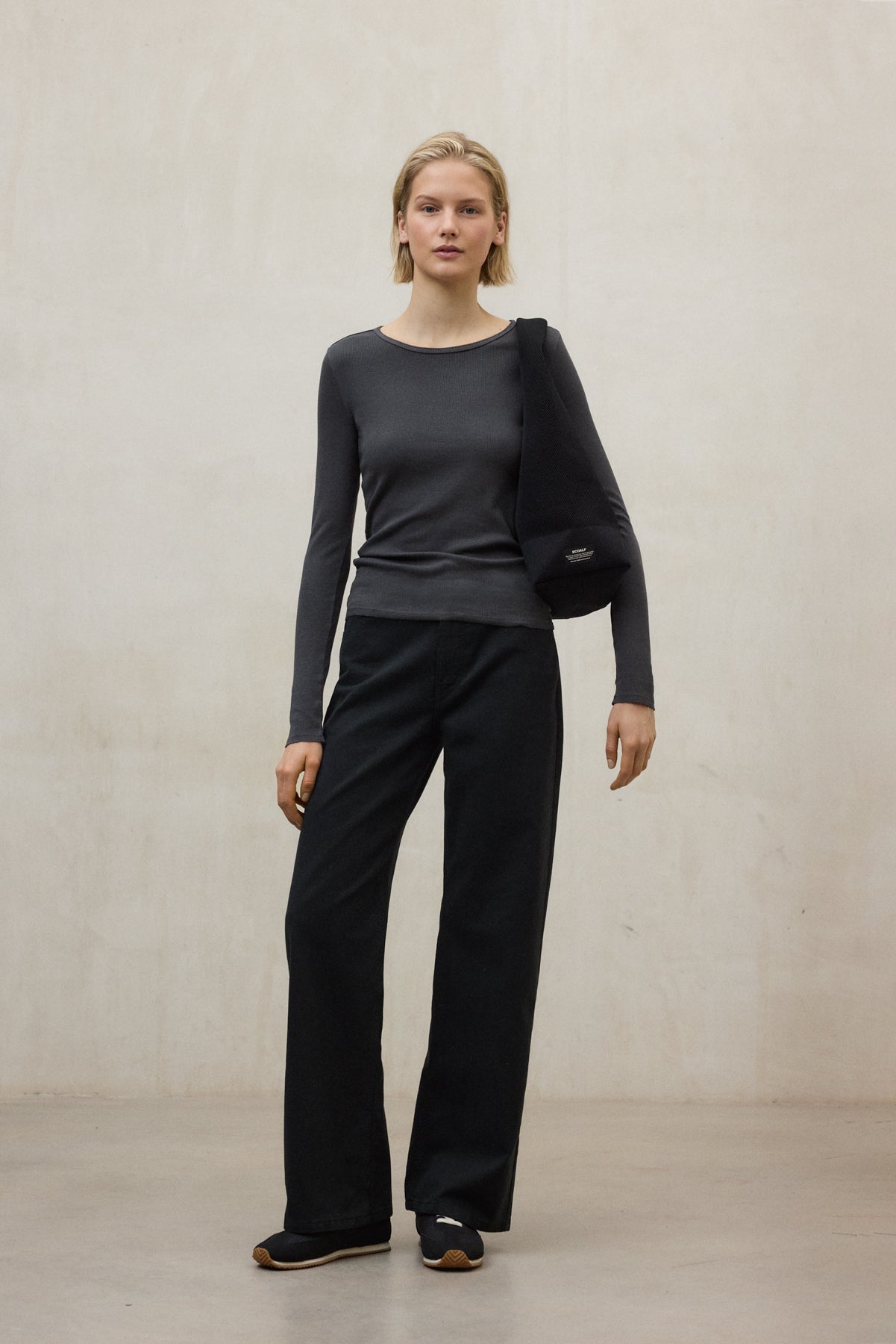 DARK GREEN LONG-SLEEVED SINES T-SHIRT