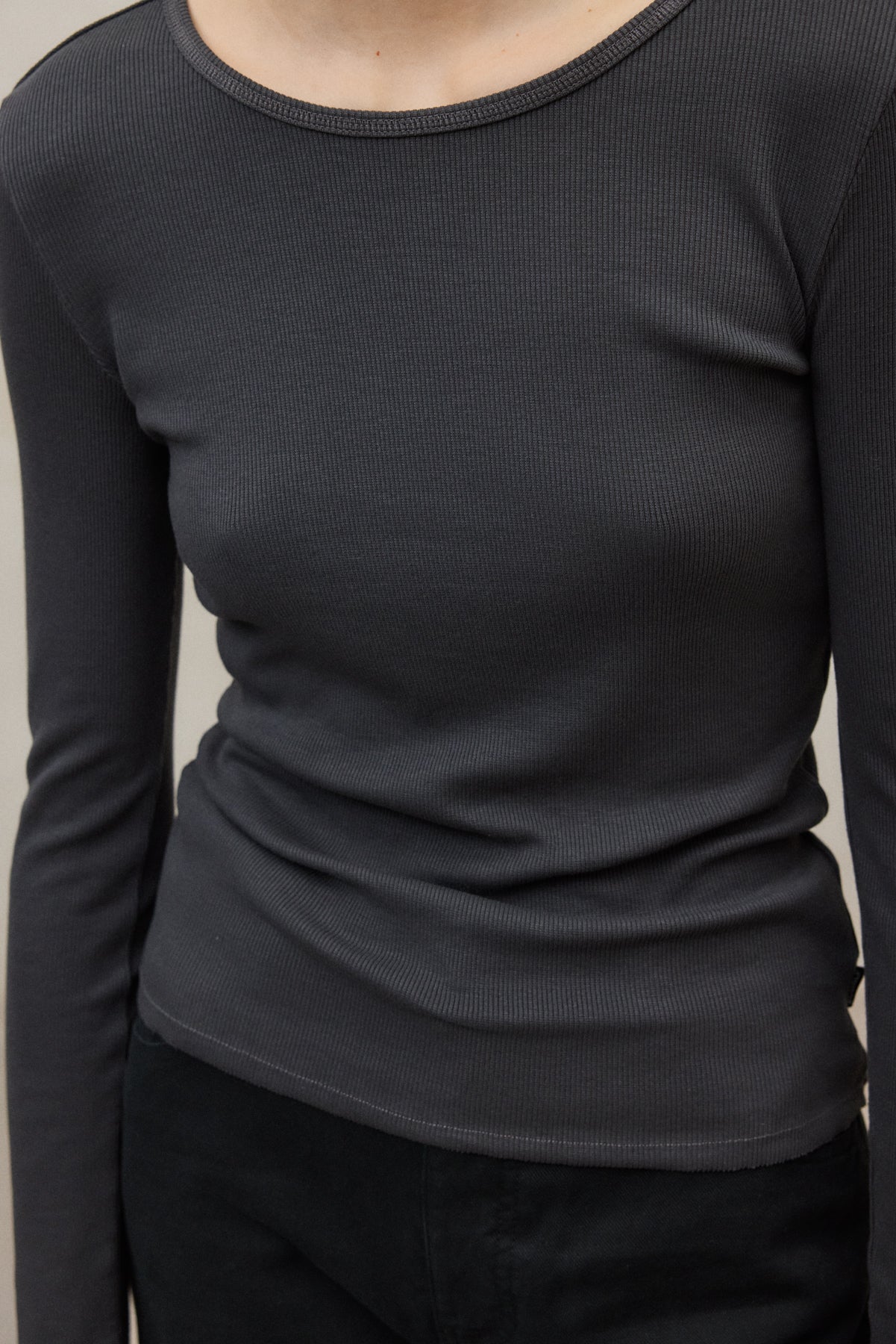 DARK GREEN LONG-SLEEVED SINES T-SHIRT