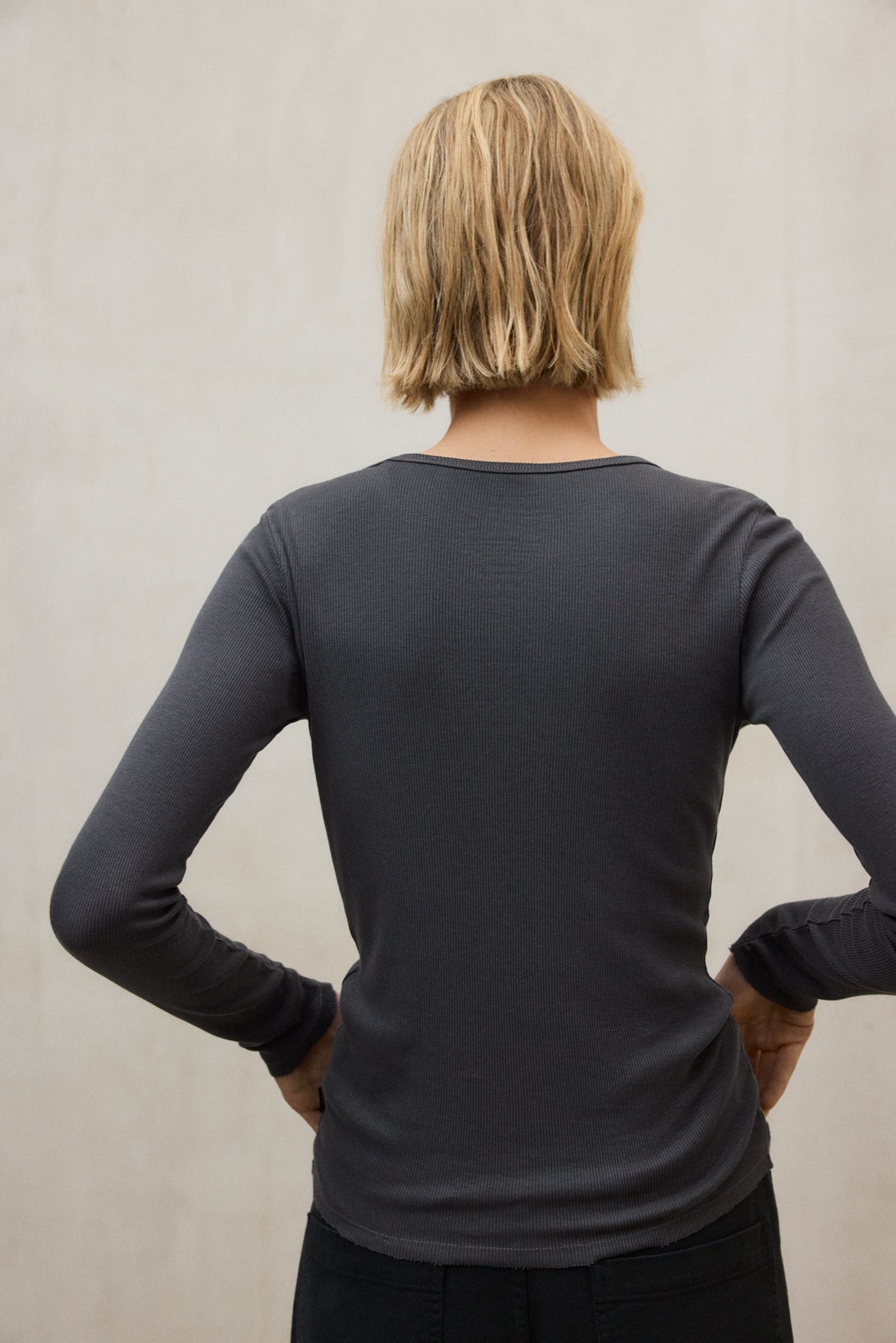 DARK GREEN LONG-SLEEVED SINES T-SHIRT