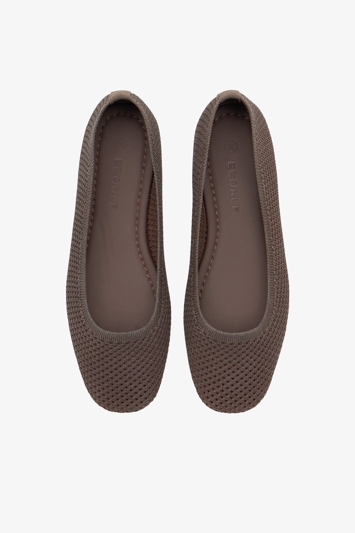 BROWN ADELAIDE BALLET PUMPS