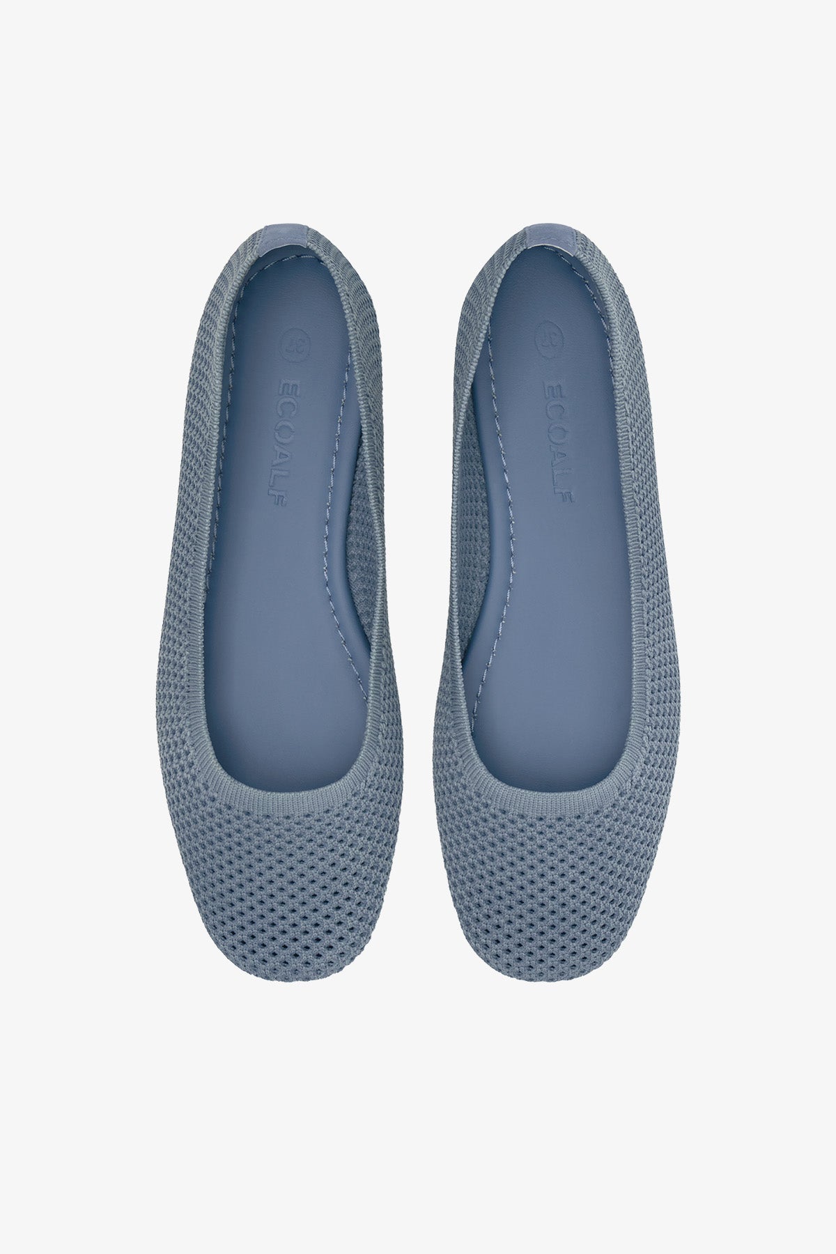 BLUE ADELAIDE BALLET PUMPS