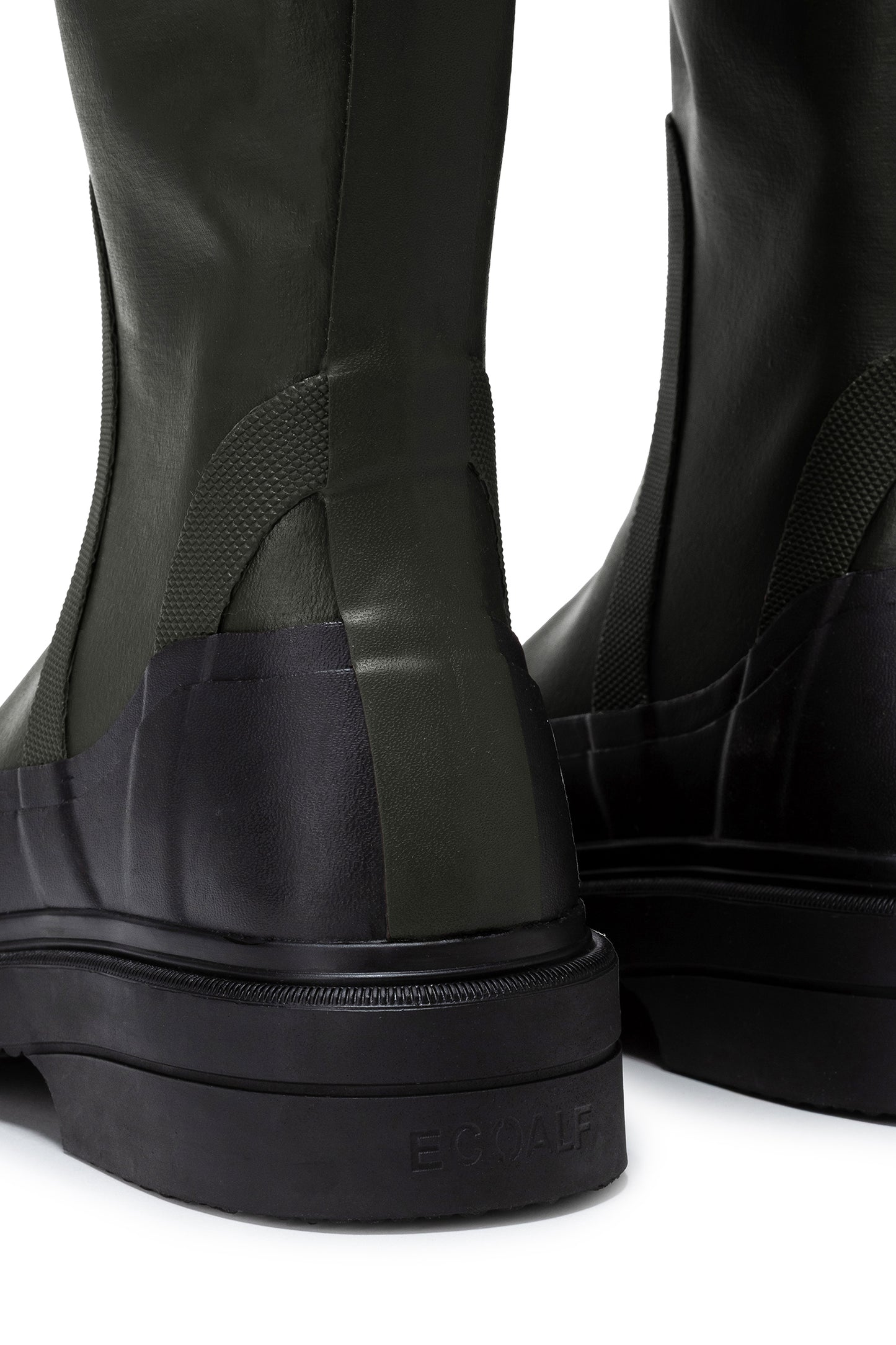 DARK GREEN ANA MARIA HIGH WELLINGTON BOOTS