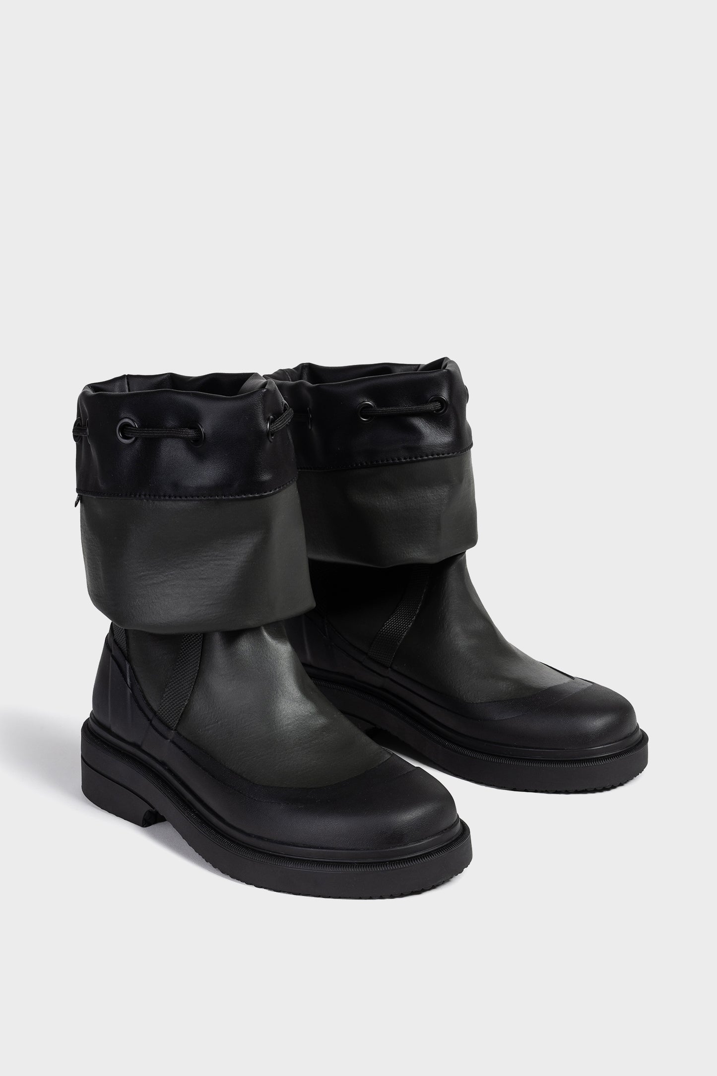 DARK GREEN ANA MARIA HIGH WELLINGTON BOOTS