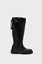 BLACK ANA MARIA HIGH WELLINGTON BOOTS