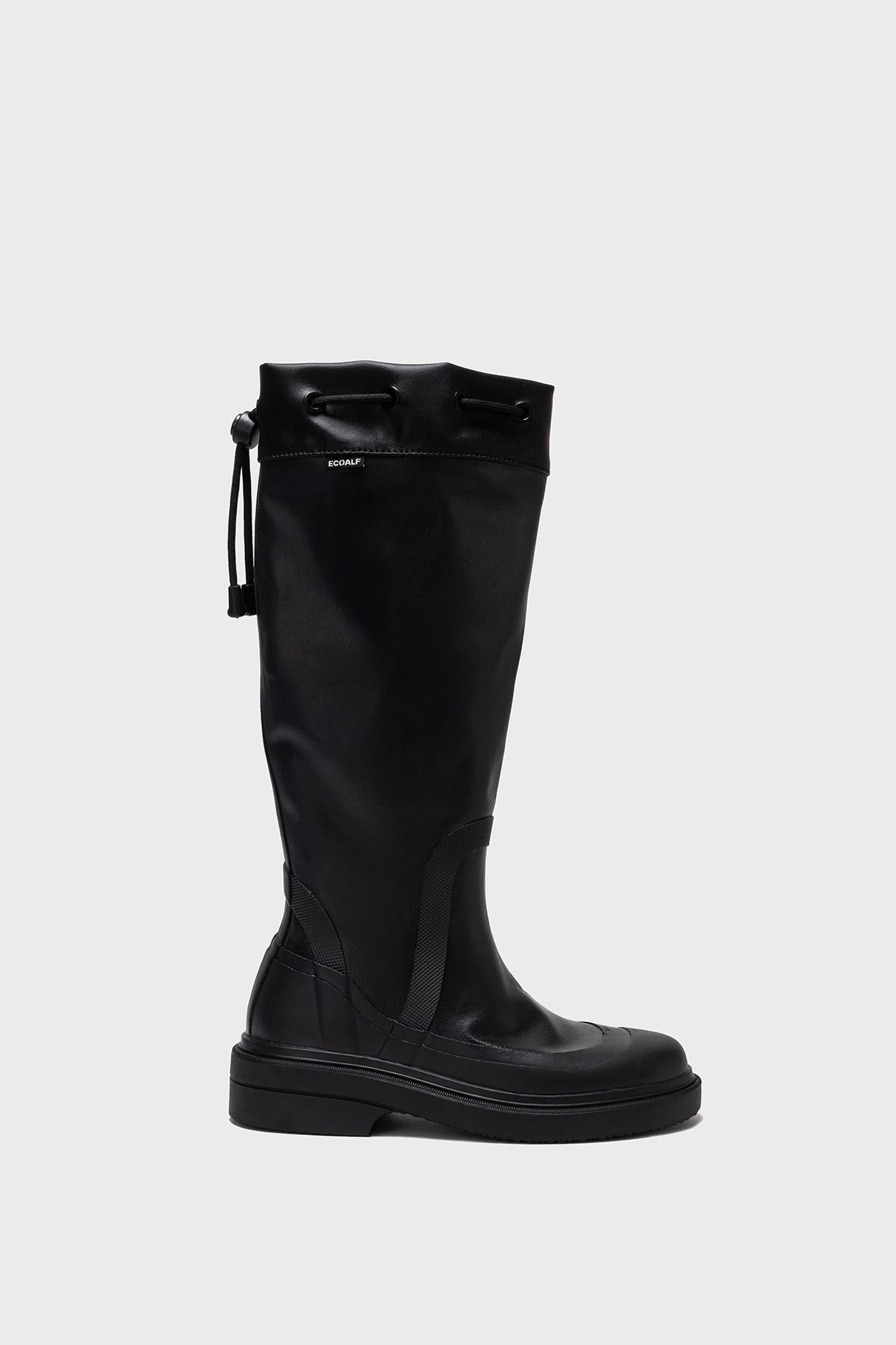 BLACK ANA MARIA HIGH WELLINGTON BOOTS