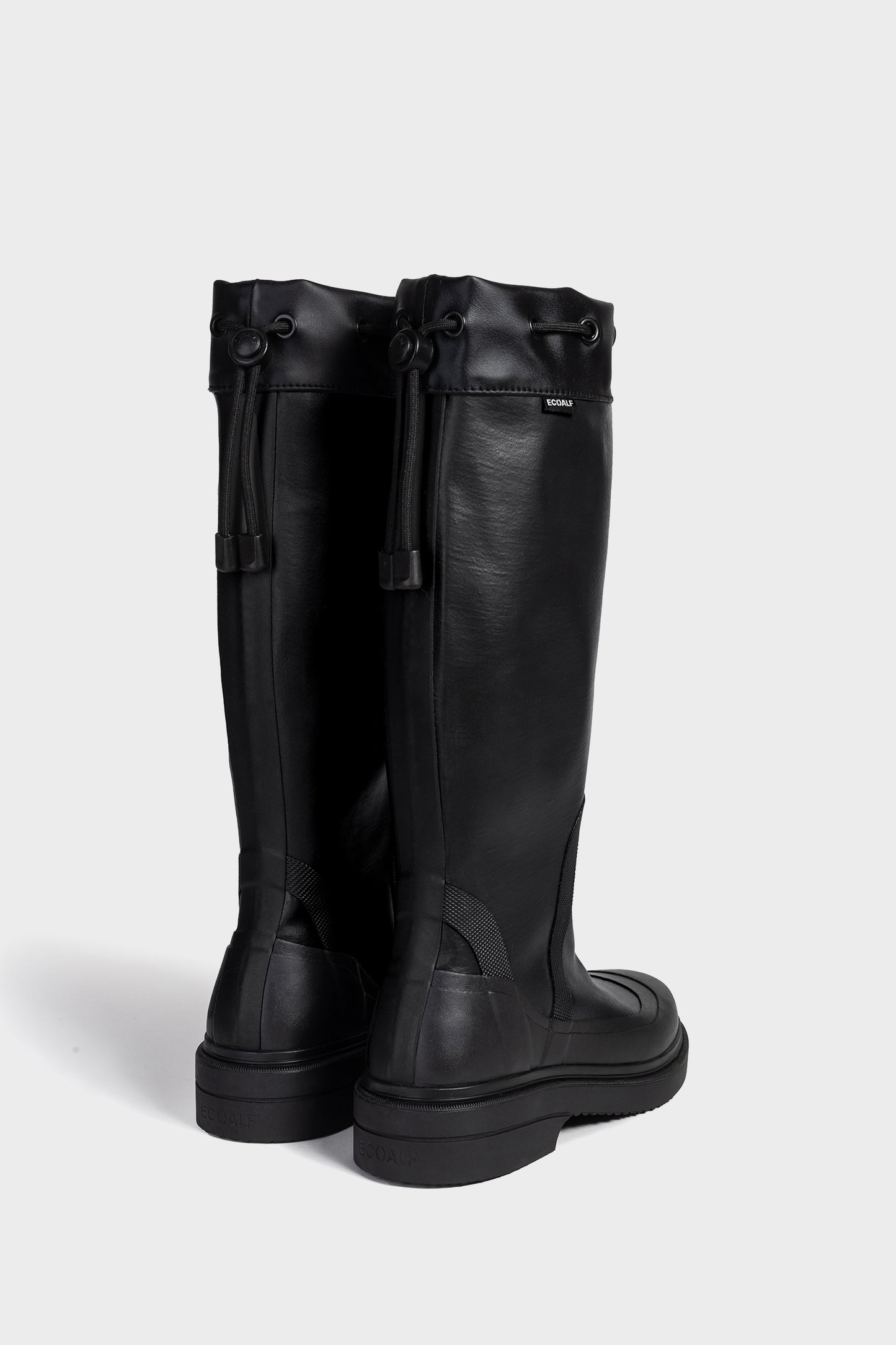 BLACK ANA MARIA HIGH WELLINGTON BOOTS