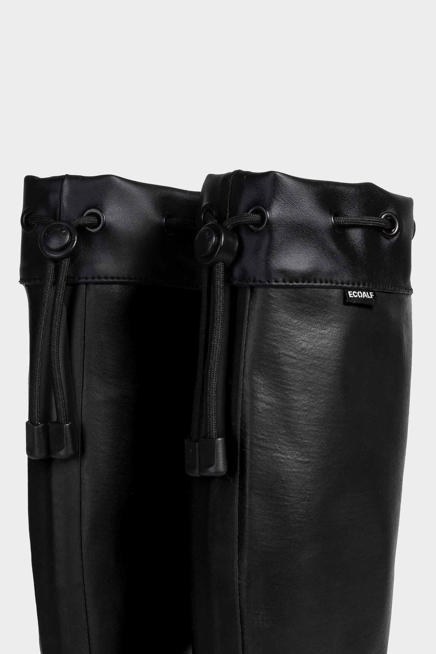 BLACK ANA MARIA HIGH WELLINGTON BOOTS