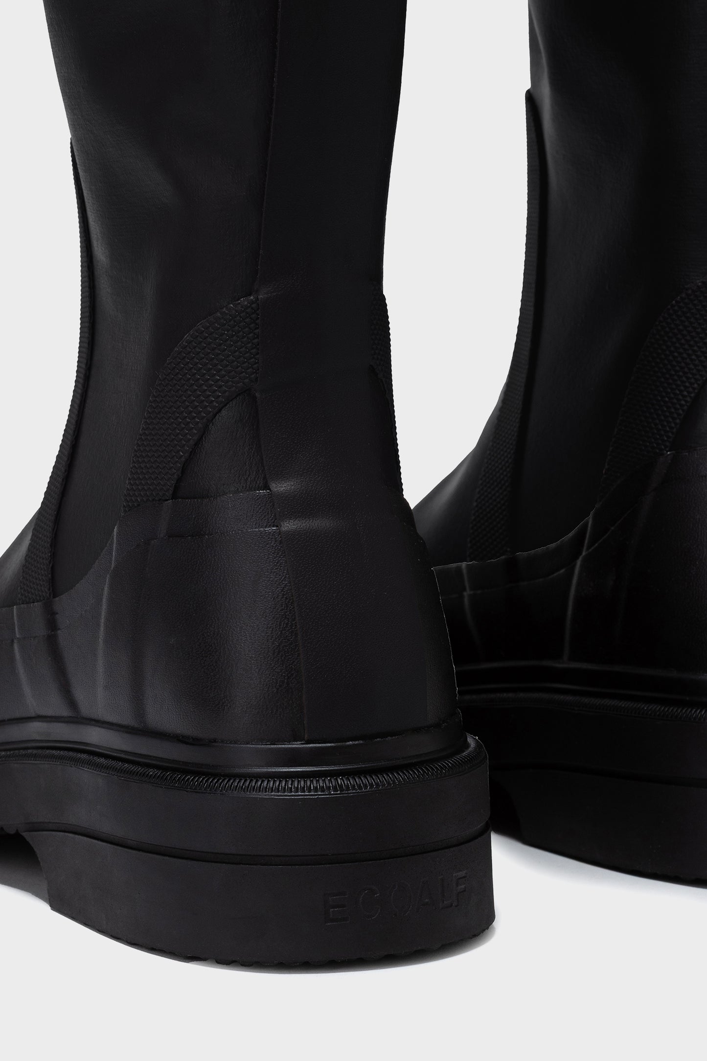 BLACK ANA MARIA HIGH WELLINGTON BOOTS