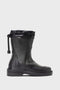 DARK GREEN ANA MARIA LOW WELLINGTON BOOTS