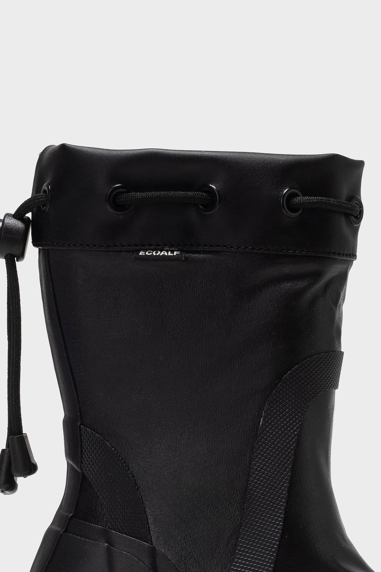 BLACK ANA MARIA LOW WELLINGTON BOOTS
