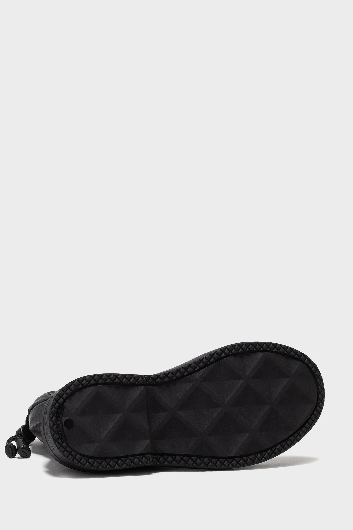 BLACK ANA MARIA LOW WELLINGTON BOOTS