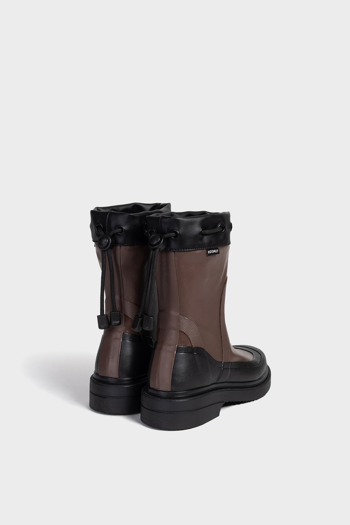 BROWN ANA MARIA LOW WELLINGTON BOOTS