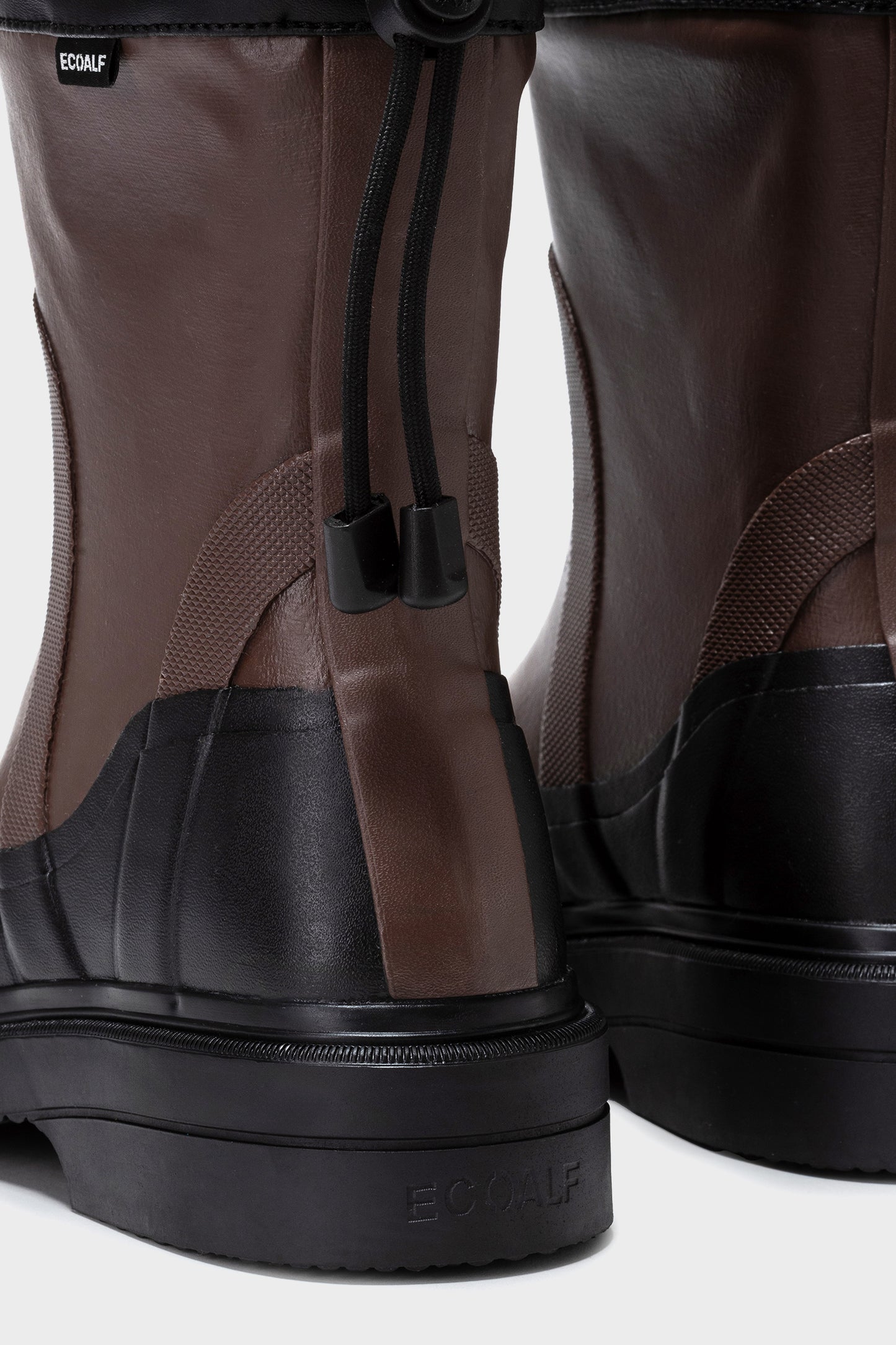 BROWN ANA MARIA LOW WELLINGTON BOOTS