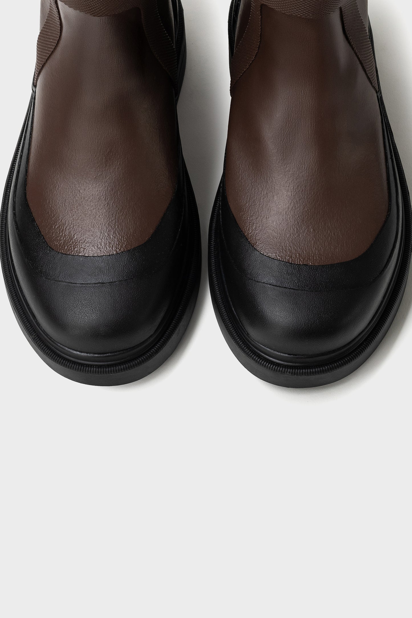 BROWN ANA MARIA LOW WELLINGTON BOOTS