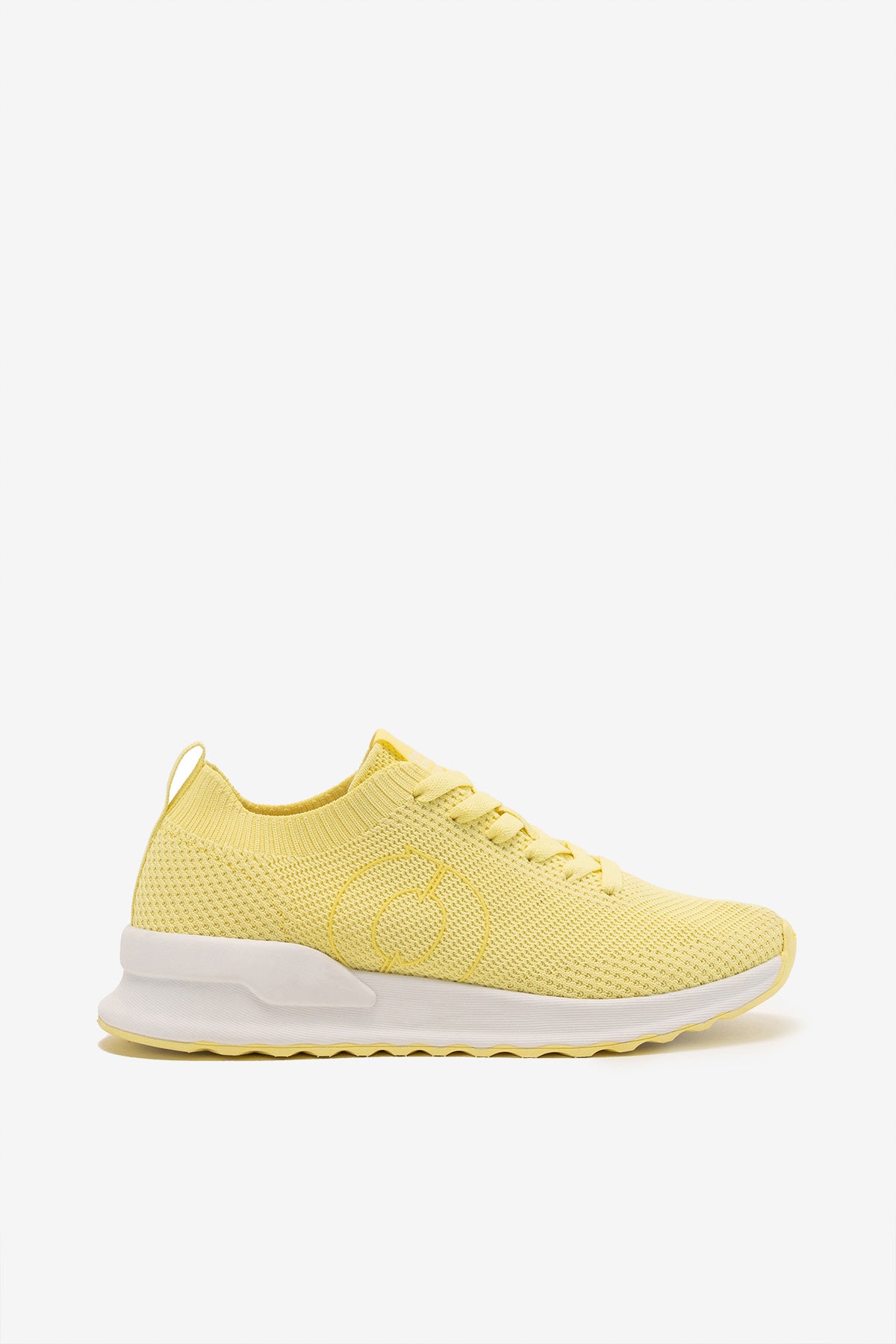 YELLOW CONDE KNITTED TRAINERS