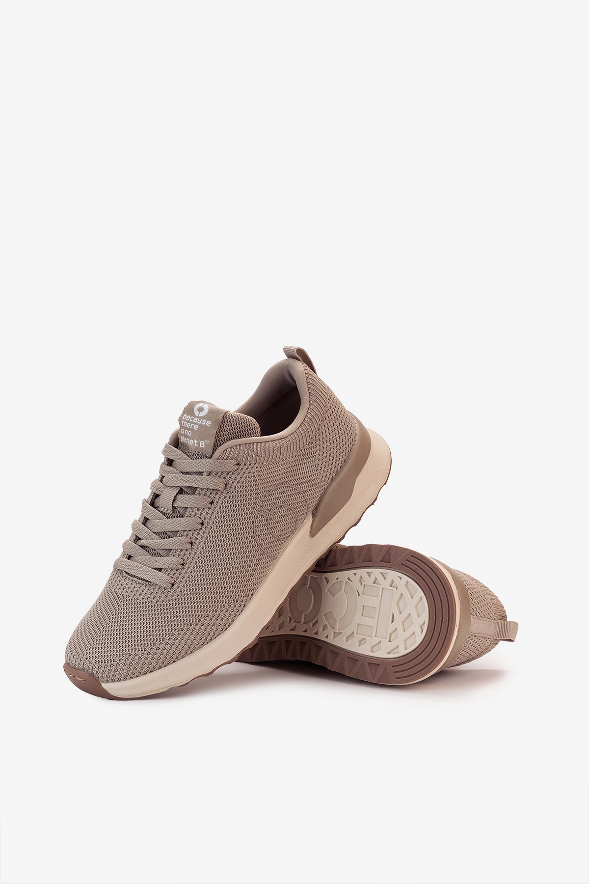 BASKETS EN MAILLE CONDE MARRON