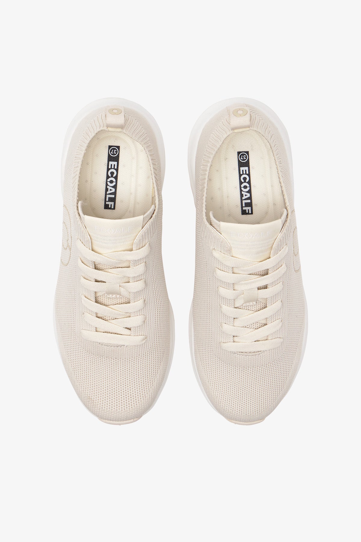 WHITE KNITTED CONDE KNIT TRAINERS