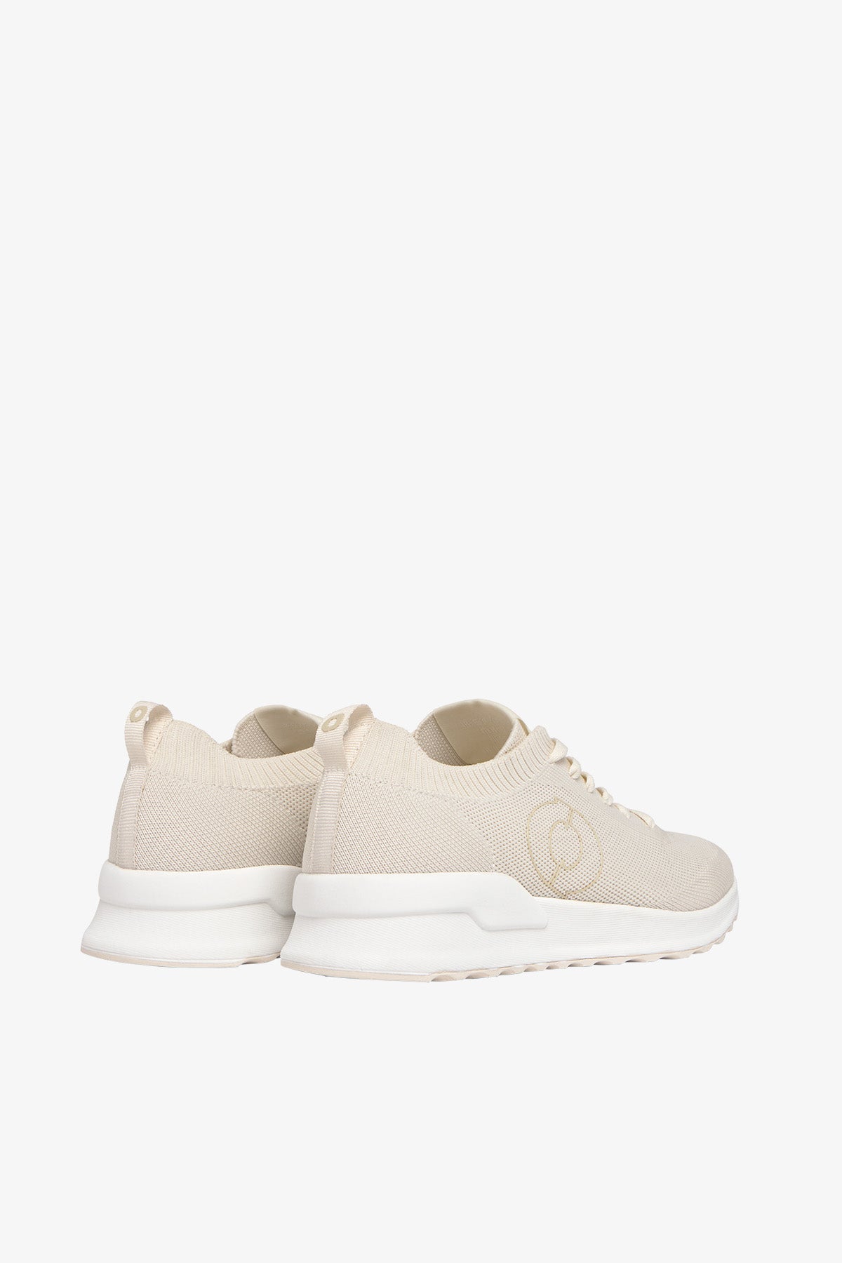 WHITE KNITTED CONDE KNIT TRAINERS