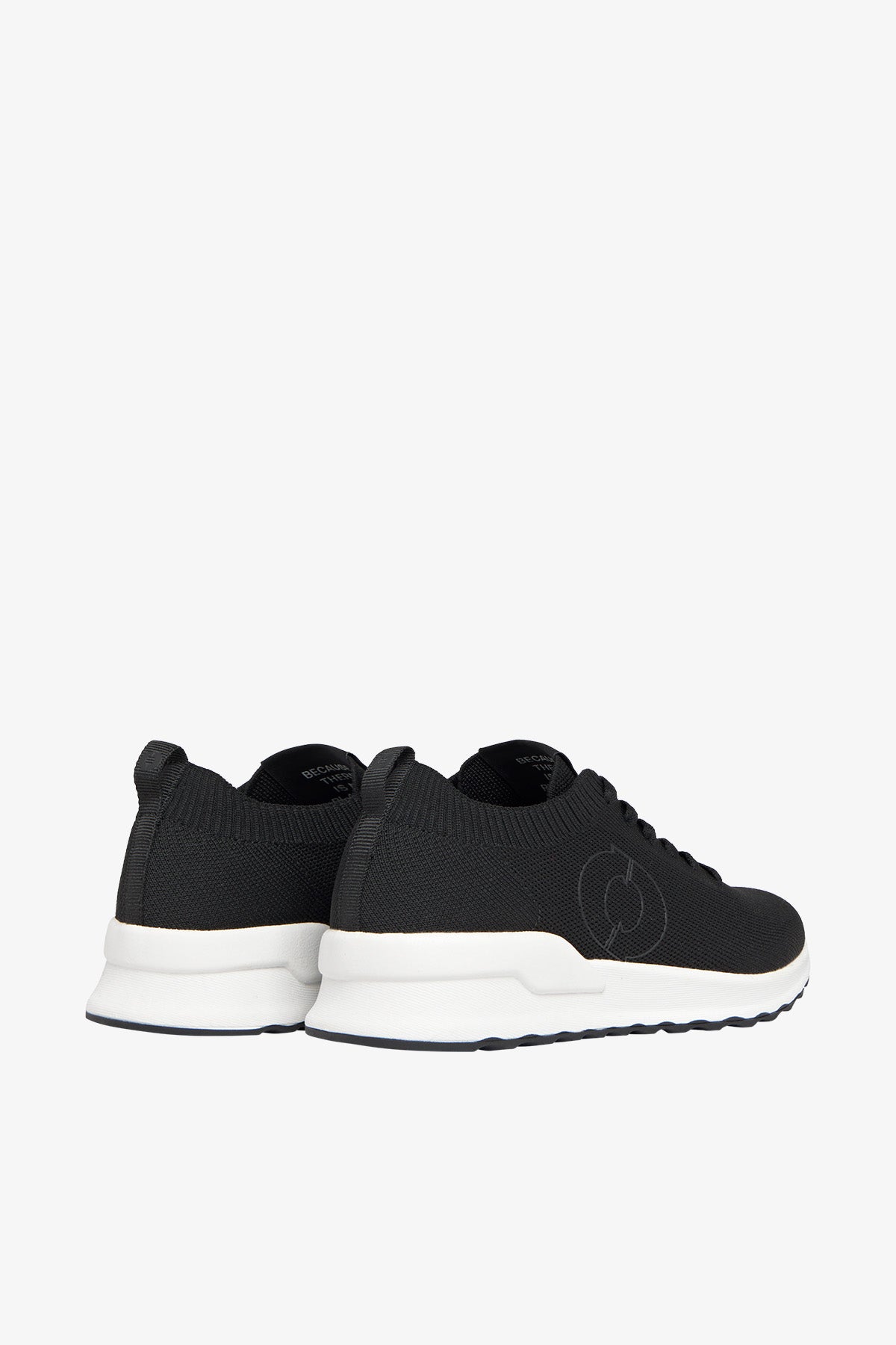 BLACK KNITTED CONDE KNIT TRAINERS