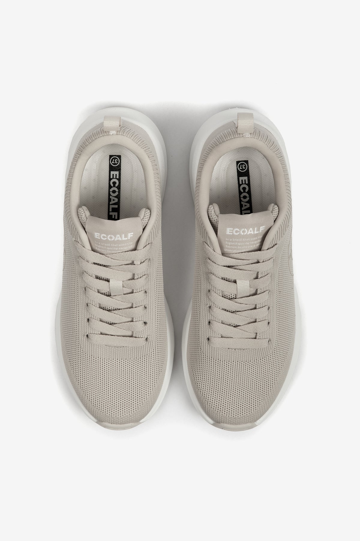 BEIGE CONDEKNIT TRAINERS