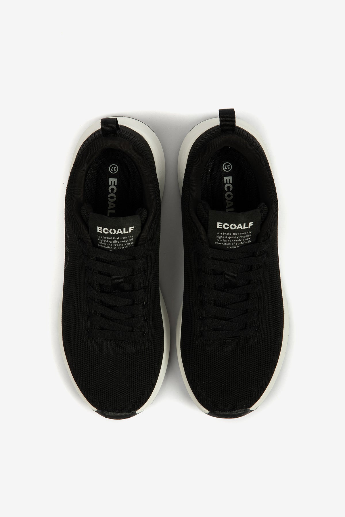 BLACK CONDEKNIT TRAINERS